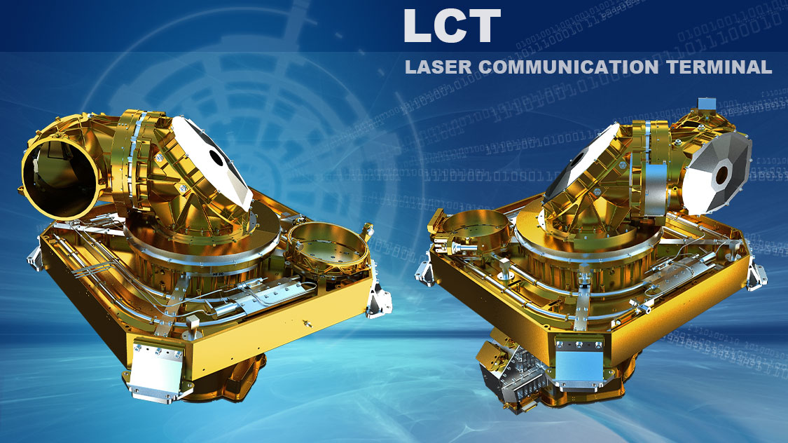 Tesat Corporate Design und 3D Visualisierung eines Laser Communication Terminals (LCT)